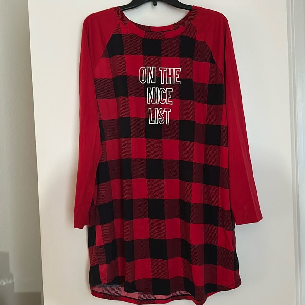 Holiday Pajama Dress